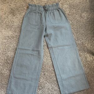 Rylee & Cru Pinstripe Pants 8/9